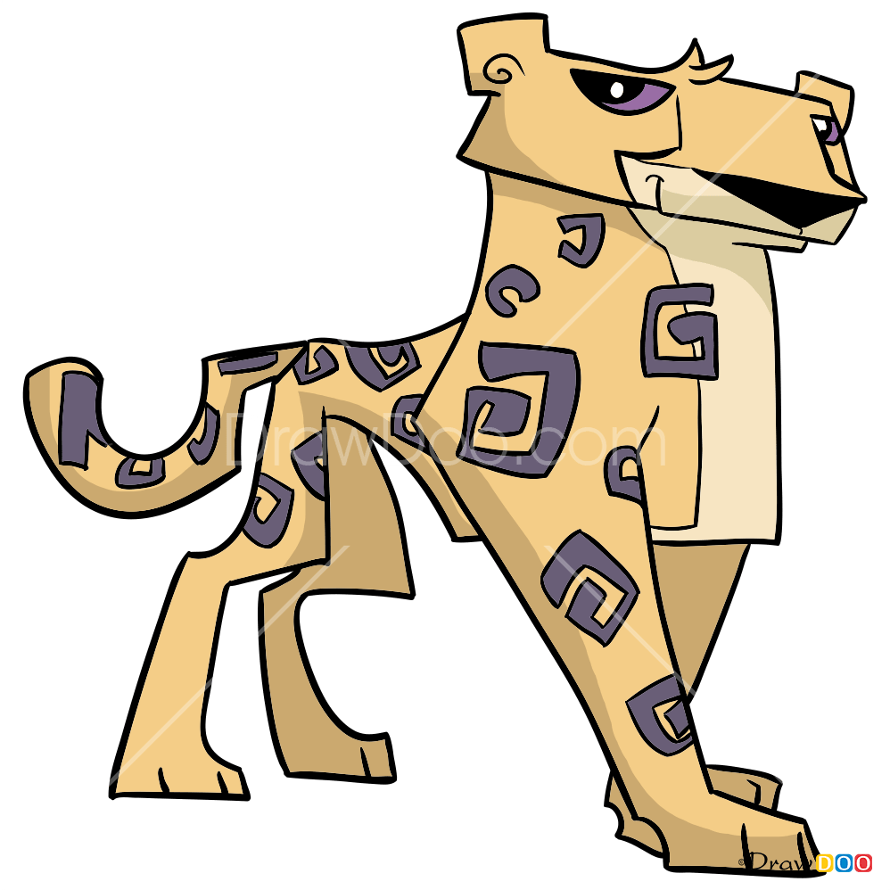 How to Draw Cheetah, Animal Jam